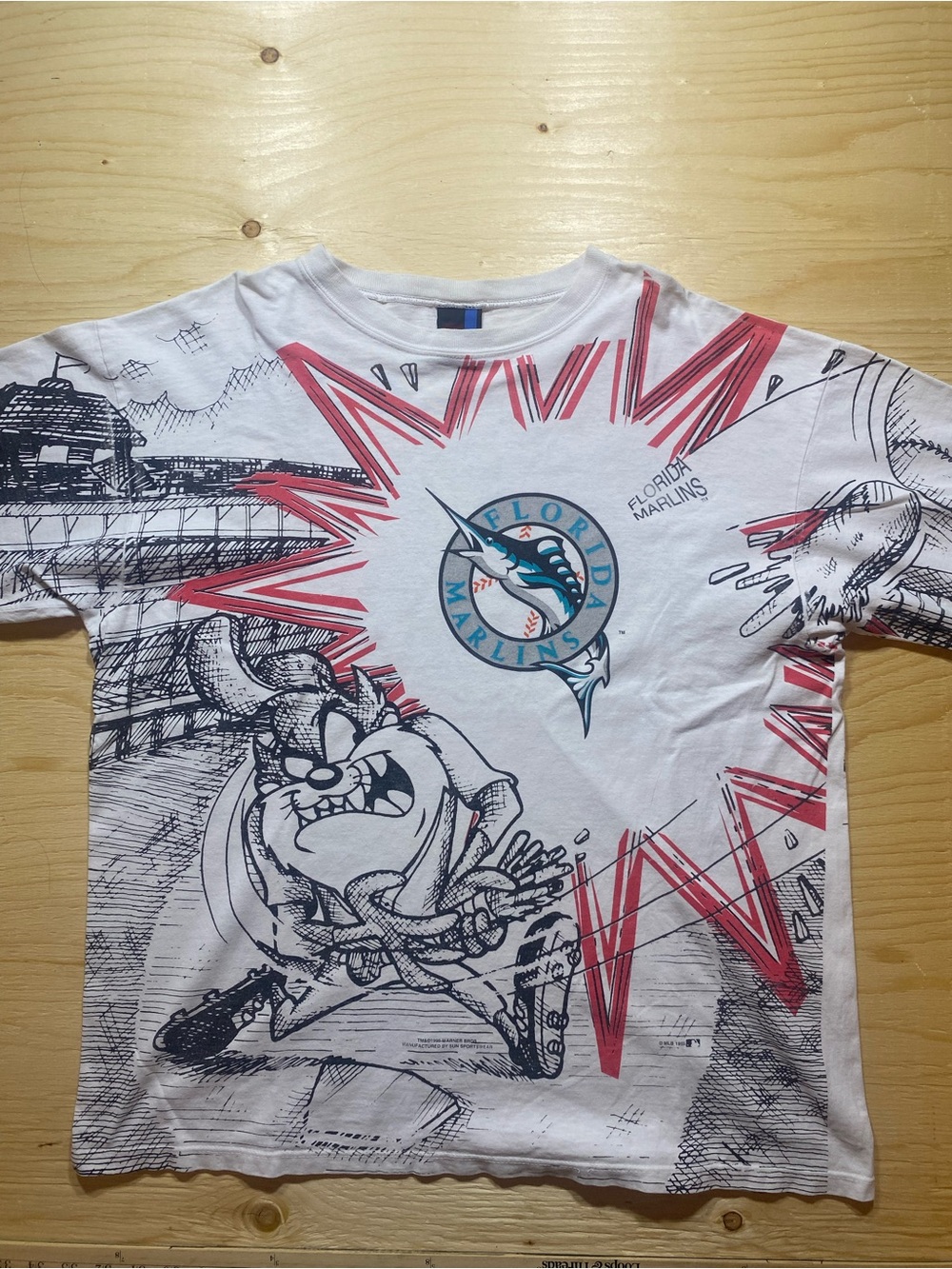 Marlins X Taz vintage shirt